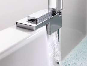 optionaler Wassereinlauf in die Wanne integriert Twinline 2 Duschbadewanne | © Artweger GmbH. & Co. KG